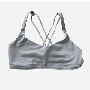 Lululemon Free To Be Bra In Light Grey (No Padding)